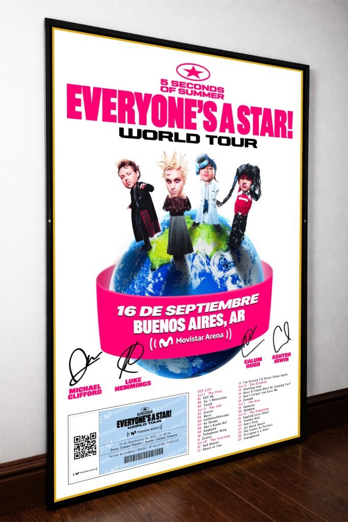 Cuadro 5 Seconds of Summer – 2026