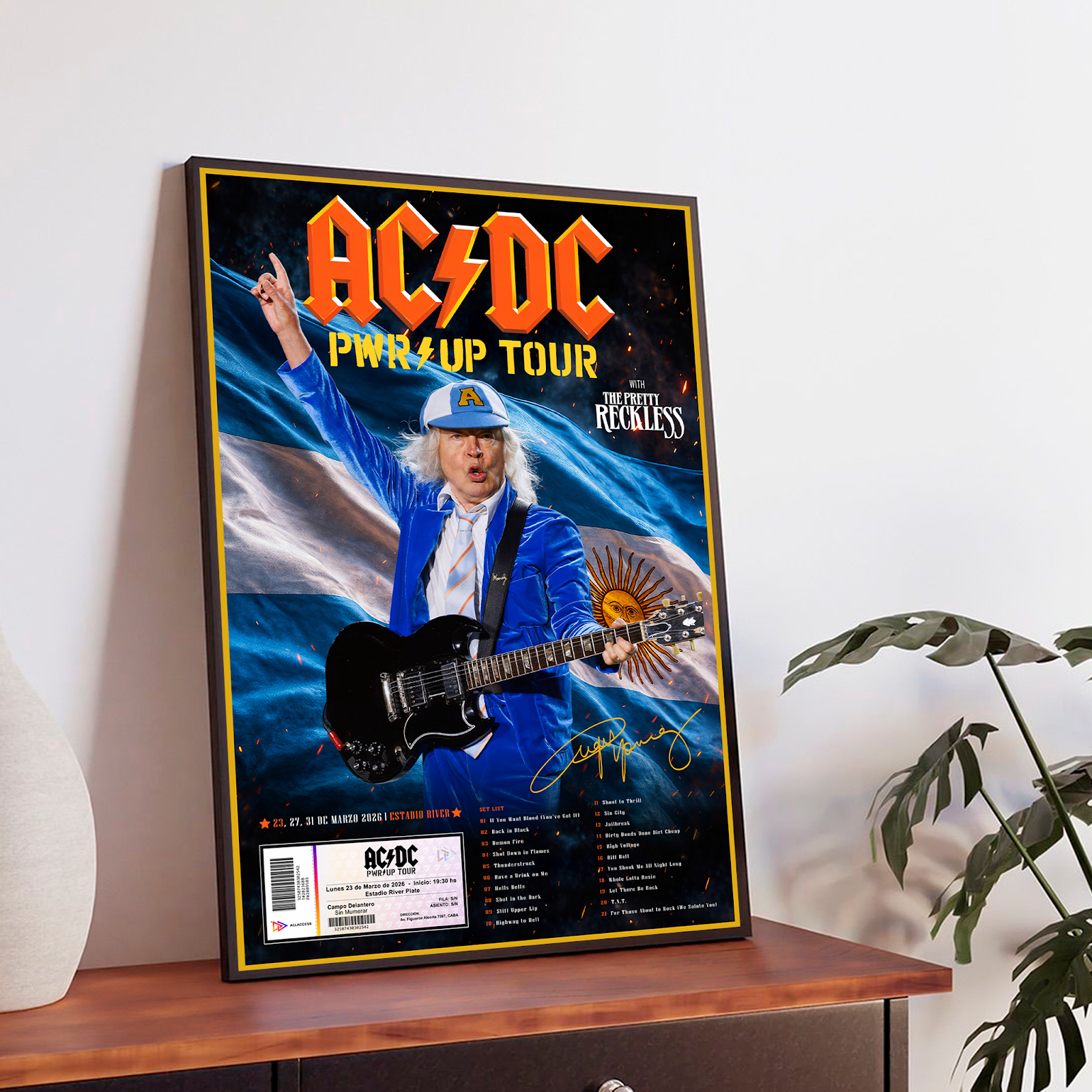 Cuadro AC/DC – Modelo 1
