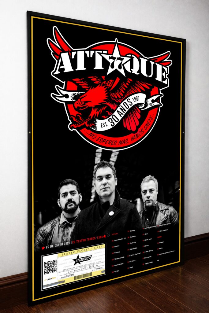 Cuadro Attaque 77 – 2020