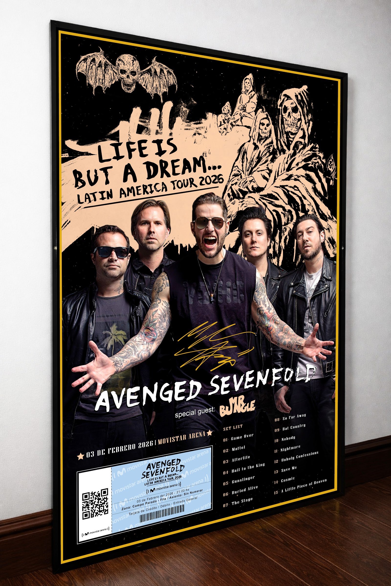 Cuadro Avenged Sevenfold – 2026