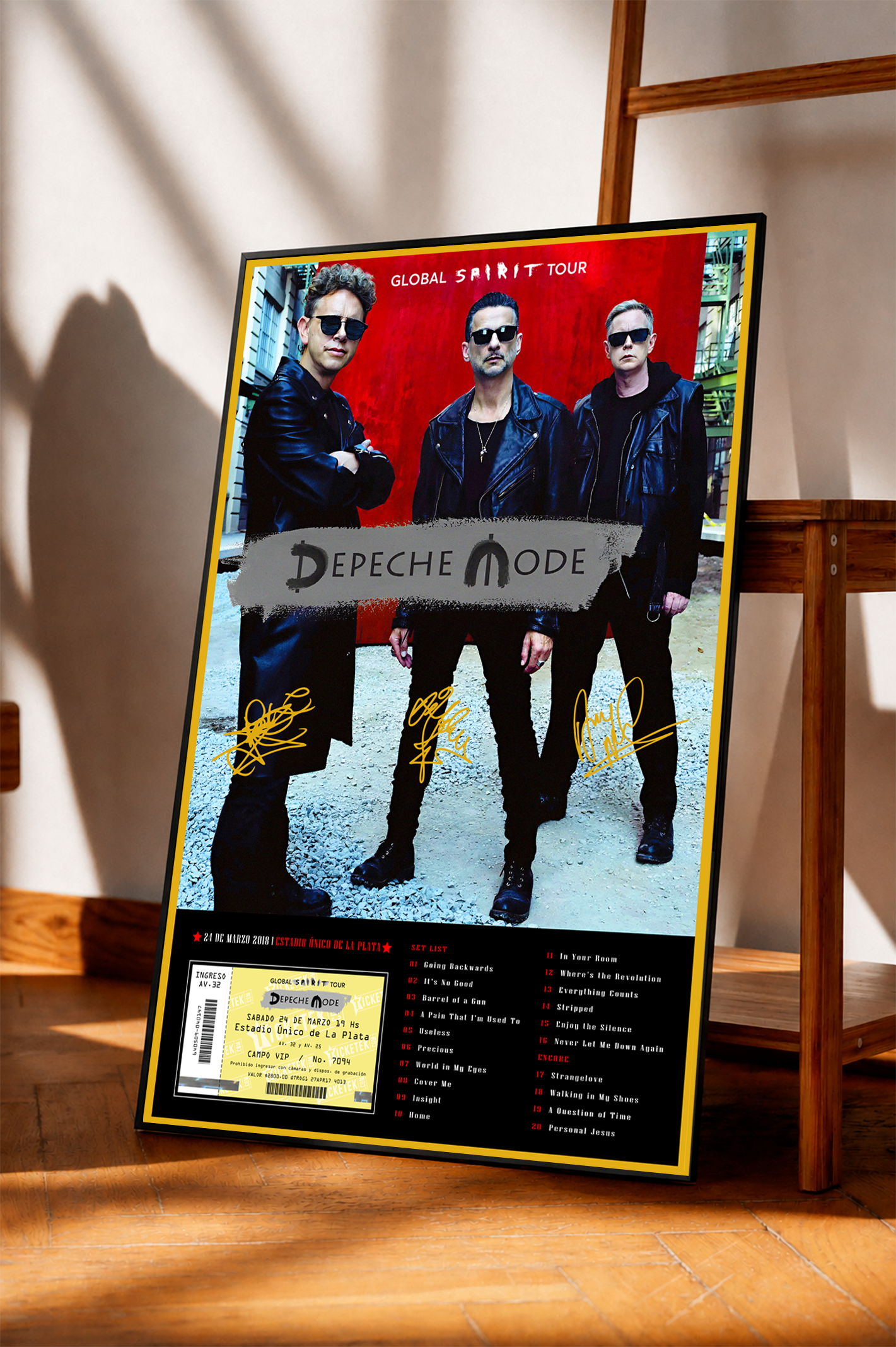 Cuadro Depeche Mode – Modelo 1