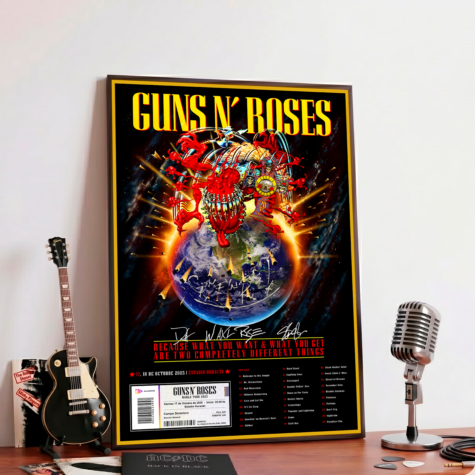 Cuadro Guns N’ Roses – Modelo 1