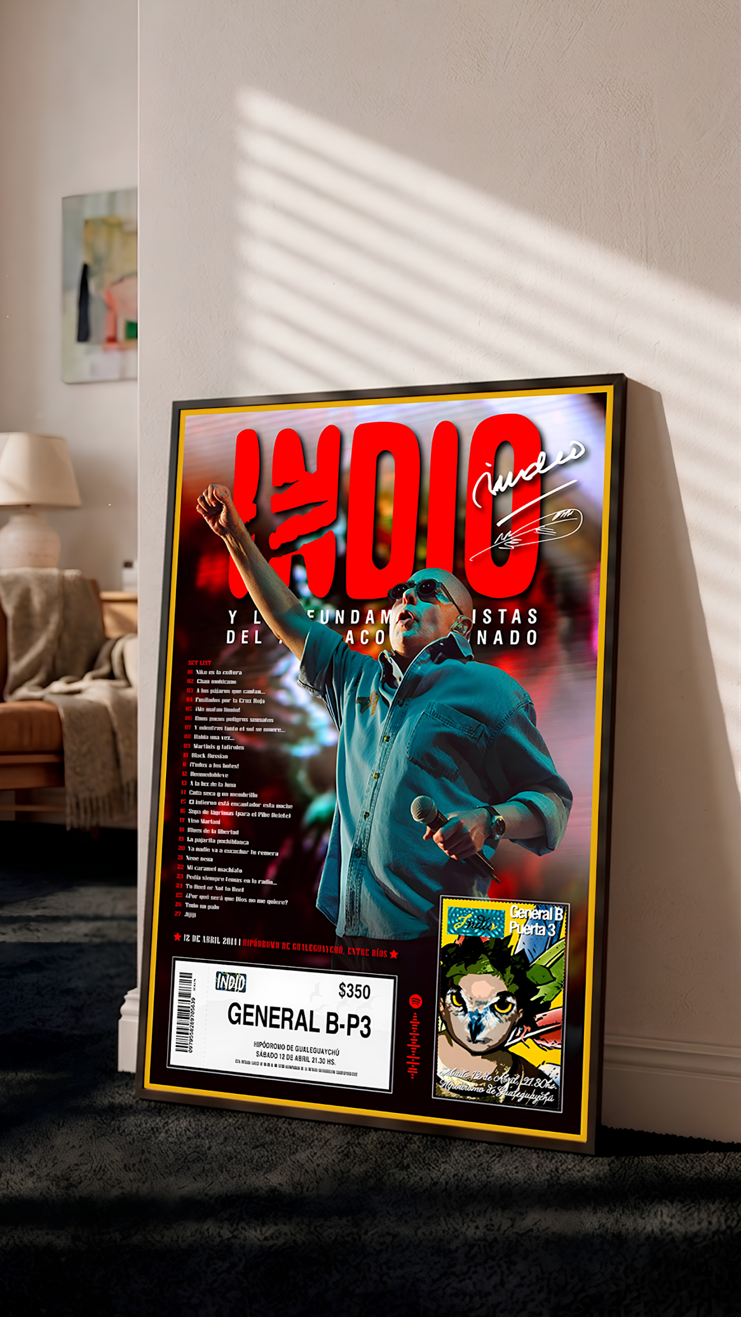 Cuadro Indio Solari – Modelo 2