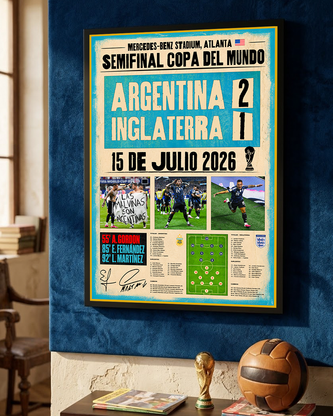 Cuadro Lionel Messi – La Scaloneta