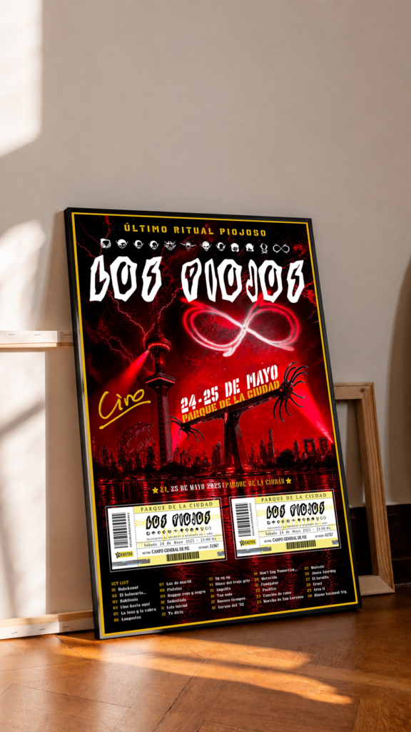 Cuadro Los Piojos