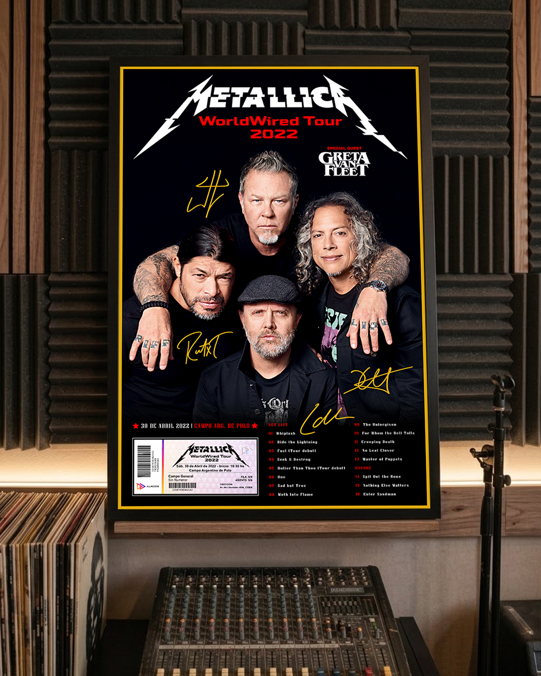 Cuadro Metallica – Modelo 1