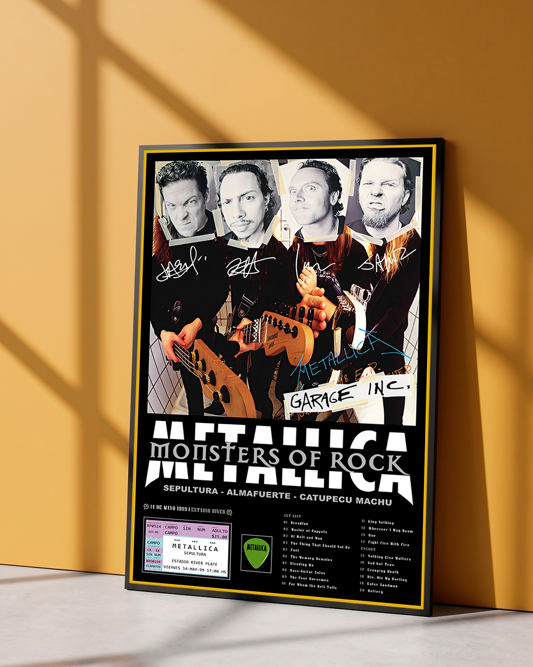 Cuadro Metallica – Modelo 2
