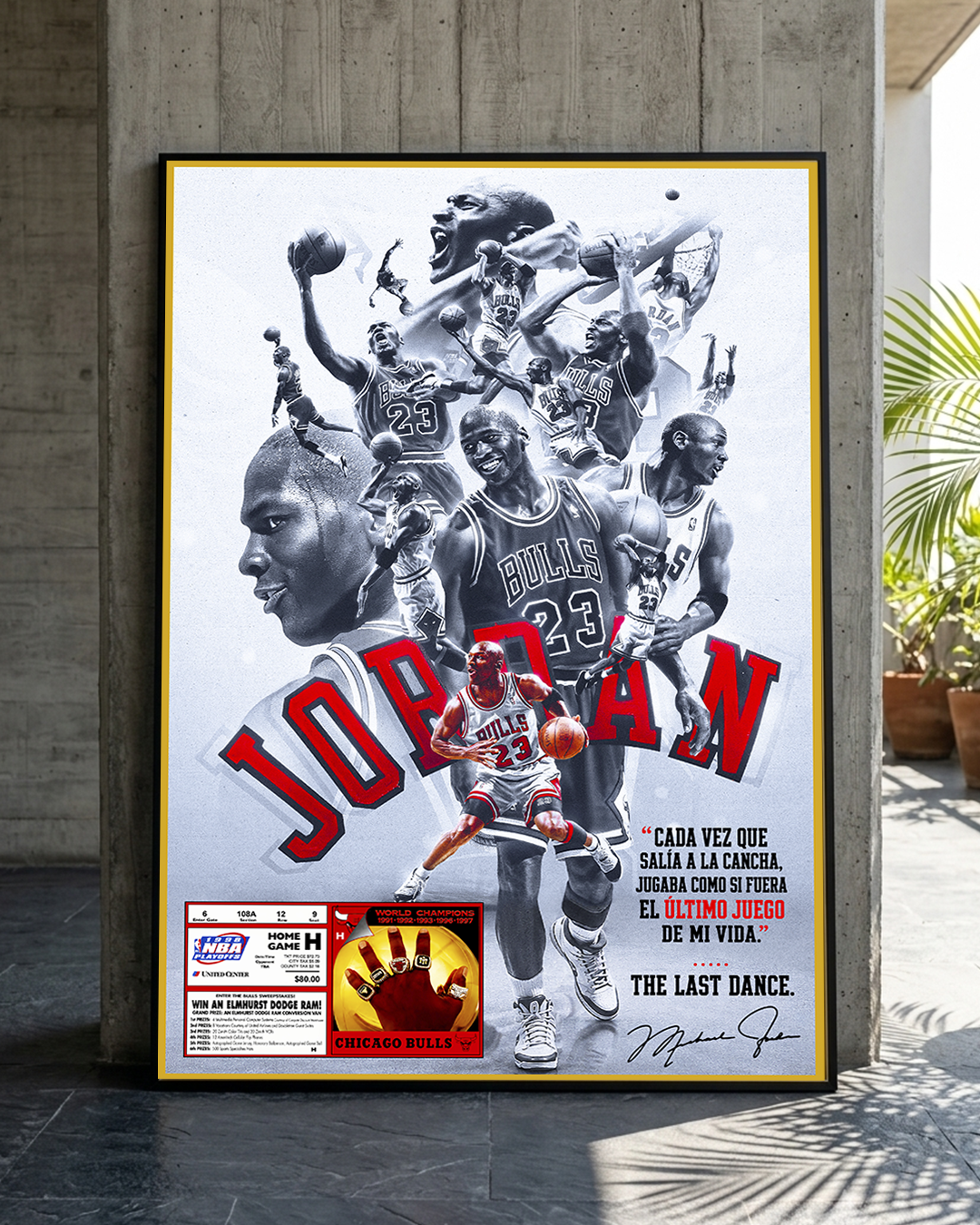 Cuadro Michael Jordan